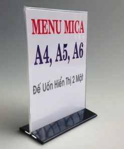 Menu mica